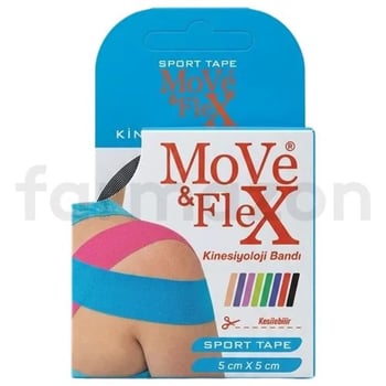 Move&flex Kinesioloji Bandı Siyah