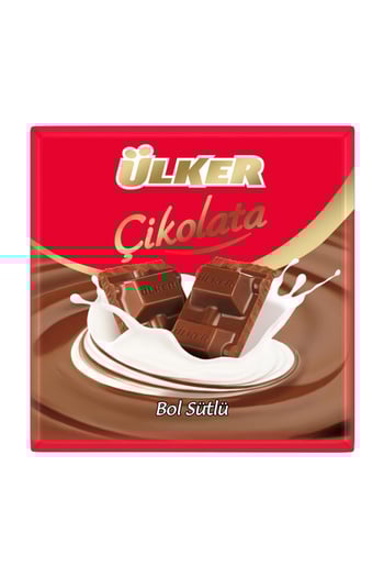 Ülker Bol Sütlü Kare Çikolata 60 G