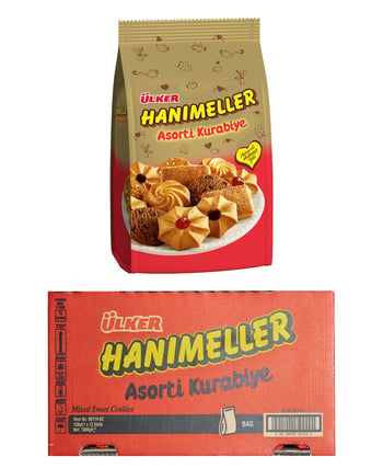 Ülker Hanımeller Asorti Kurabiye 150 Gr X 12'li Koli