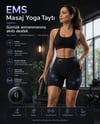 Ems Isıtmalı Masaj Pilates Fitness Tayt 9 Mod 19 Seviye Basenler ve Selülitler İçin
