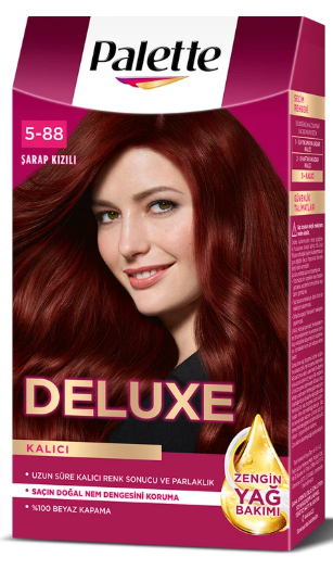 Palette Deluxe 5-88 Şarap Kızılı*6