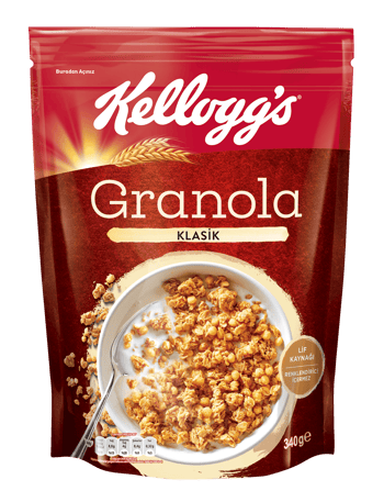 Kellogg's Klasik Granola 340 Gr,%56 Yulaf İçerir,lif Kaynağı,kahvaltılık Gevrek