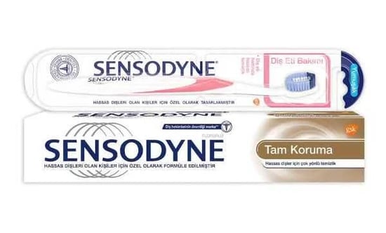 Sensodyne Tam Koruma Diş Macunu 75 Ml + Diş Eti Bakımı Yumuşak Diş Fırçası Hediyeli
