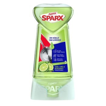 Asperox Sparx Summer Edition Cool Lime & Bergamot Sıvı Bulaşık Deterjanı 650 Ml