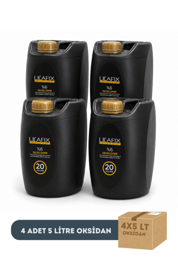 Lilafix Oksidan Peroksit 20 Volüm 5000 Ml X 4 Adet (1 Koli)