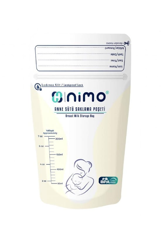 Nimo Sterilize 20li Anne Sütü Saklama Poşeti