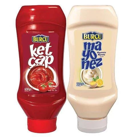 Burcu 2lı Set 650gr Ketcap+550gr Mayonez