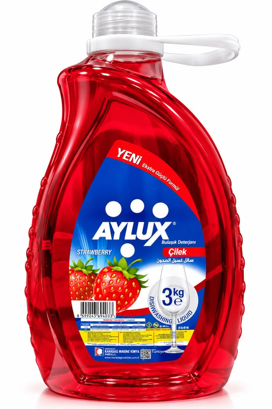 Aylux Sıvı Bulaşık Deterjanı 3 Kğ Çilekli