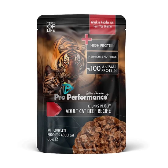 Properformance Yetişkin Kedi Sığır Etli Parçalı 85 Gr*24