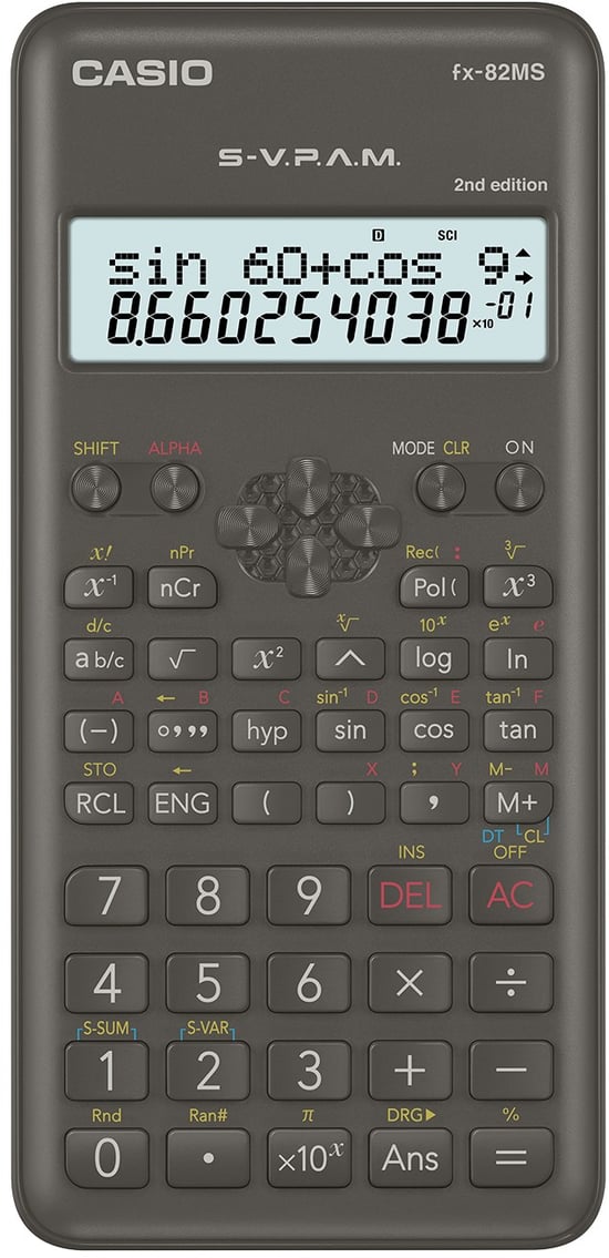 Casio Hesap Makinesi Bilimsel Fx-82ms-2-w-dt-ar