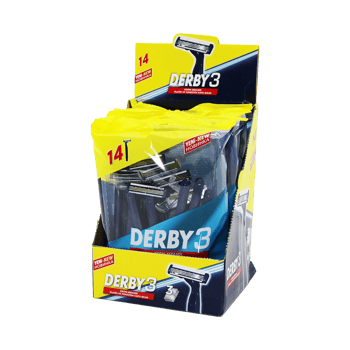 Derby Yeni-new 3 Bıçak 10+4pcs.poşetli