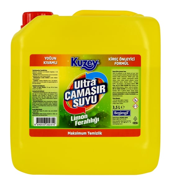 Kuzey Çamaşır Suyu Ultra Limon Feralığı 3.5 Lt