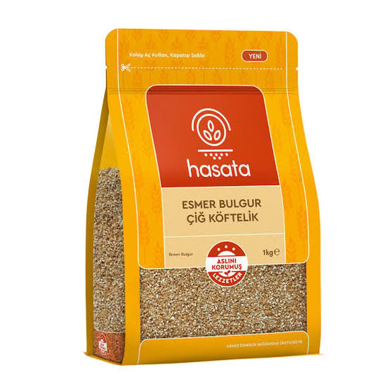 Hasata 1kg Bulgur Esmer Çiğköftelik