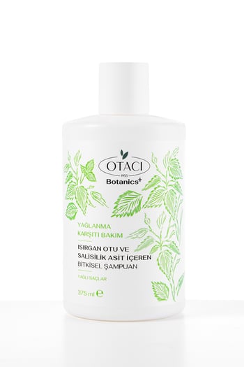 Otacı Botanics + Yağlanma Karşıtı Bakım - Isırgan Otu Bitkisel Şampuan 375 Ml