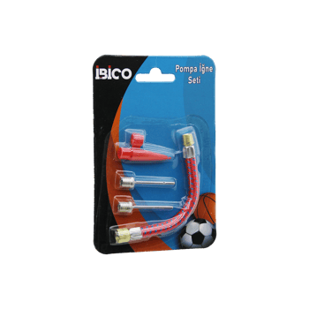 İnura Global İbico İ18-031 ( 4pcs ) ( Pompa İğne & Hortum ) Seti ( Top & Bisiklet Lastik Şişirme )