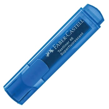 Faber Castel Textliner 46 Superfluorescent Mavi Fosforlu