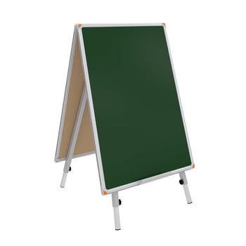 Çift Taraflı Teleskopik 60x85cm Yeşil Siyah