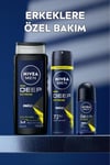 Nıvea Men Erkek Roll-on Deodorant Deep Extreme 50ml, 72 Saat Anti-perspirant Ter Koruma, Yeni Enerji