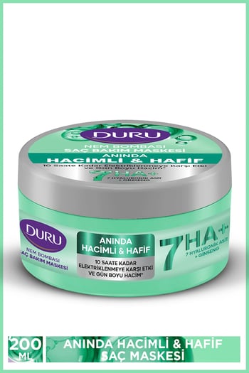 Duru Hacım Veren & Nem Sac Maskesi 200 Ml