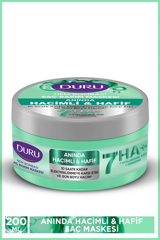 Duru Hacım Veren & Nem Sac Maskesi 200 Ml