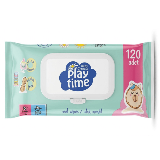 İslak Mendil Play Time 120'li