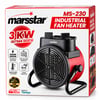 Marsstar Ms-230 ( Sıcak ) ( Ptc Seramik Rezistans ) ( Endüstriyel ) ( Fanlı ) Elektrikli Isıtıcı ( Soba ) ( 2 Kademeli Güç Ayar ) ( 3kw )