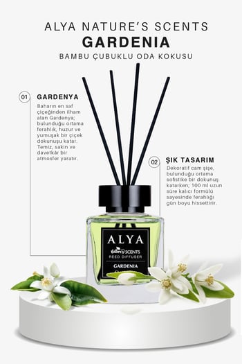 Nature's Scents Gardenia Bambu Çubuklu Oda Kokusu- Gardenya Kokusu