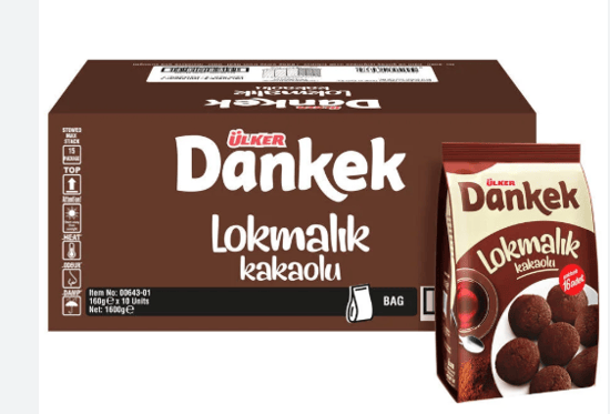 Ülker Dankek Lokmalık Kakaolu Kek - 160 Gr 10 Lu