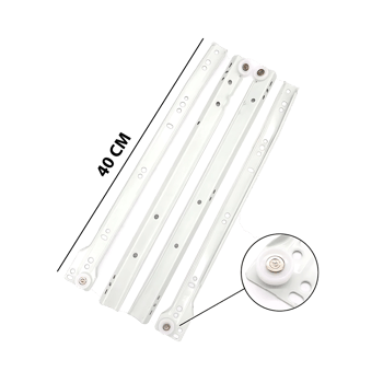 Flore Ersa Er-393 ( 40cm ) ( 2pcs Takım ) Çekmece Rayı