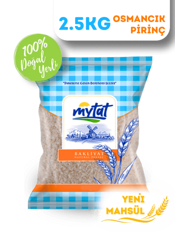 Mytat Doğal Yerli Üretim Osmancık Pirinç 2.5 kg