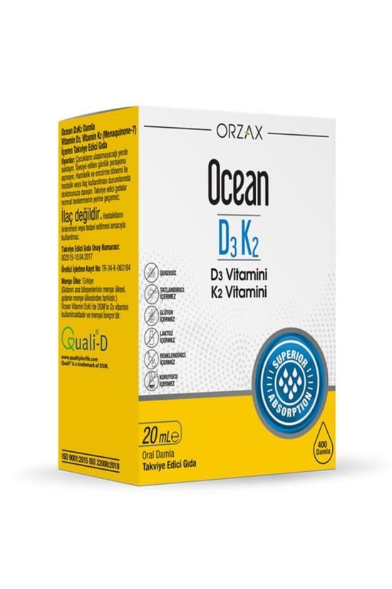 Ocean D3k2 Damla 20 Ml