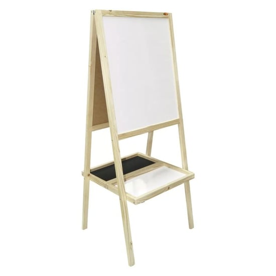 Çift Taraflı Çatı Tipi Yazı Tahtası (siyah+beyaz)