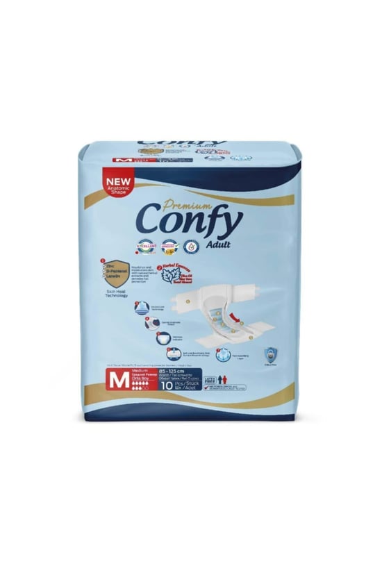 Confy Adult Yetişkin Bezi Medium 10'lu