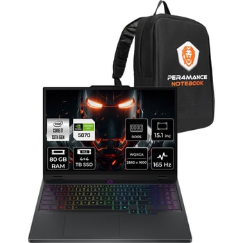 Lenovo Legion 5 İ7 13650hx Rtx 5070 8gb Gaming Laptop 80gb Ram 4tb Ssd 15.1" Qhd+ 165hz Freedos + Pe