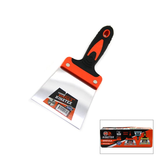 Kinetex Ktx-2163 ( 100mm ) Kauçuk Saplı & Çelik Boyacı Spatulası