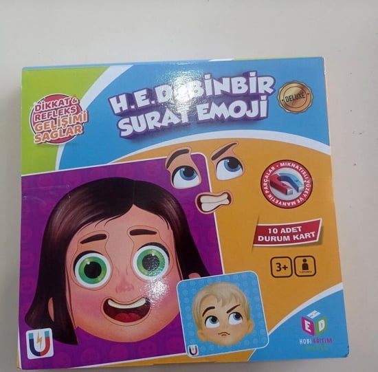Binbir Surat Akıl Oyunu Kutulu Dikkat Refleks Gelişimi için Eğitici
