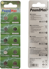 10x Ag9 (lr45, Lr936, 394) 1.5v - Poundmax Alkalin Düğme Piller | 1x 10 Lu Paket
