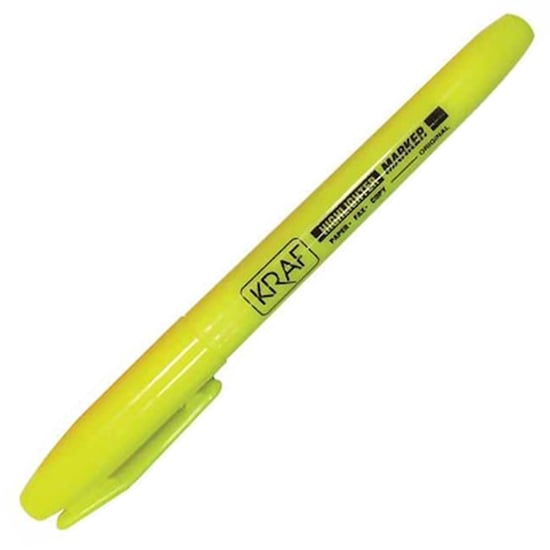 Kraf 340 Kalem Tipi Fosforlukalem Sarı
