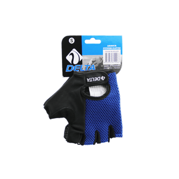 Yukon Delta Armour Fitness Gloves ( S Small ) ( Parmaksız & Fileli ) Sporcu Eldiveni ( Mavi /siyah )