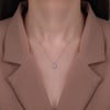0.23 Ct Pırlanta Baget Kolye