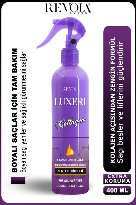 Revola Expert Luxeri Kolay Tarama Fön Suyu 400 Ml Kolajen