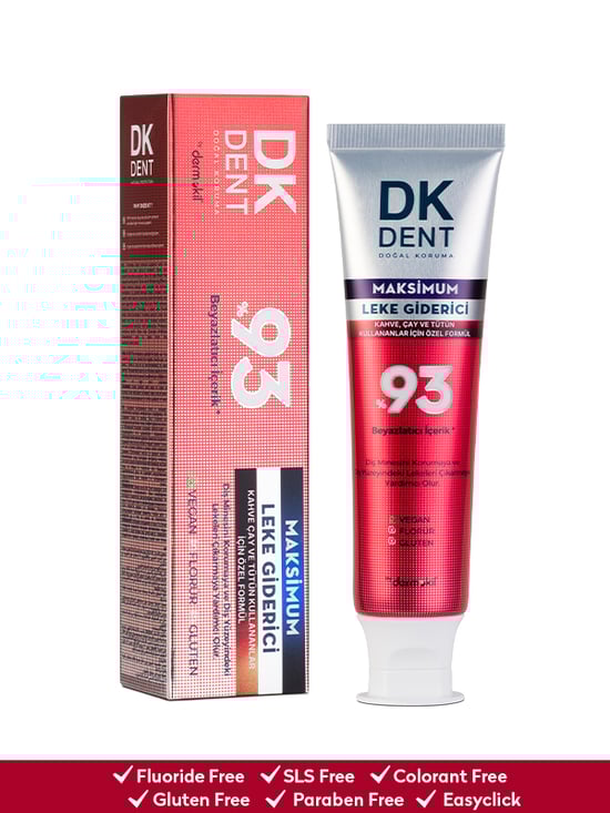 Dermokil Dkdent %93 Beyazlatıcı Maksimum Leke Giderici Diş Macunu 75 Ml