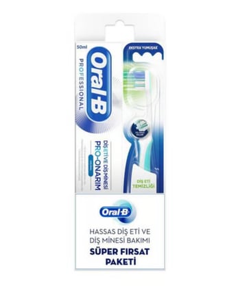 Oral-B Pro-Onarım Diş Macunu+Fırça Fırsat Paketi