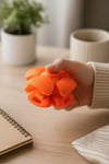 Çevirmeli Stres Topu / Stres Oyuncağı / Spinner Ball Turuncu