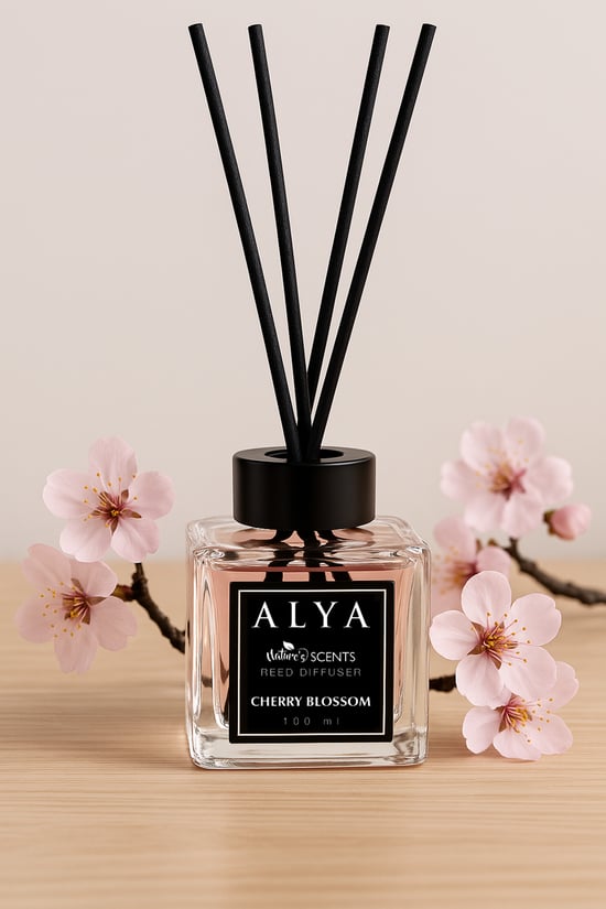 Nature's Scents Cherry Blossom Bambu Çubuklu Oda Kokusu- Kiraz Çekirdeği Kokusu