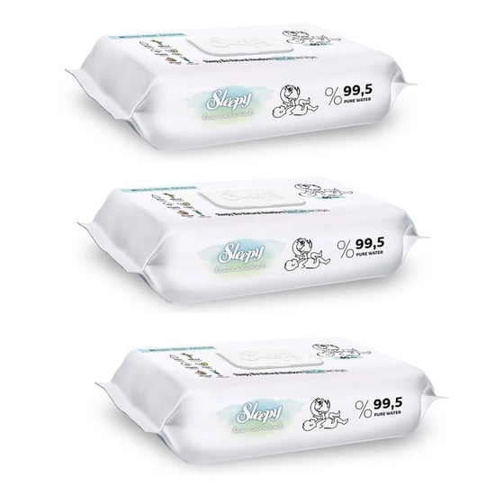 Sleepy Bio Natural Bebek Havlusu 3x40'lı