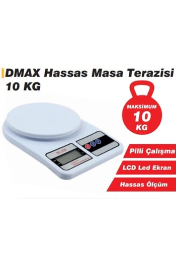 Dmax Hassas Masa Terazisi 10 Kg