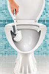 3 Fonksiyonlu Wc Klozet Fırçası - 3 Fırçalı Tek Saplı 3 Açılı Temizlik - Klozet Dip Köşe Temizlik Fırçası - Hela Fırça