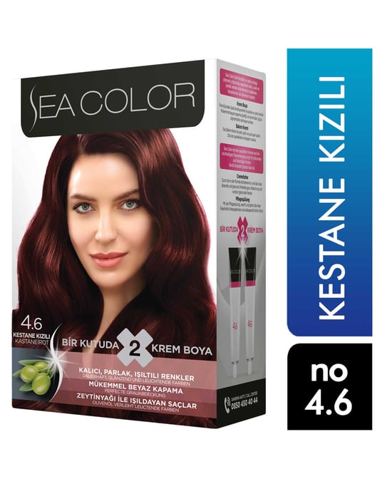 Sea Color Saç Boyası 4.6 Kestane Kızıl