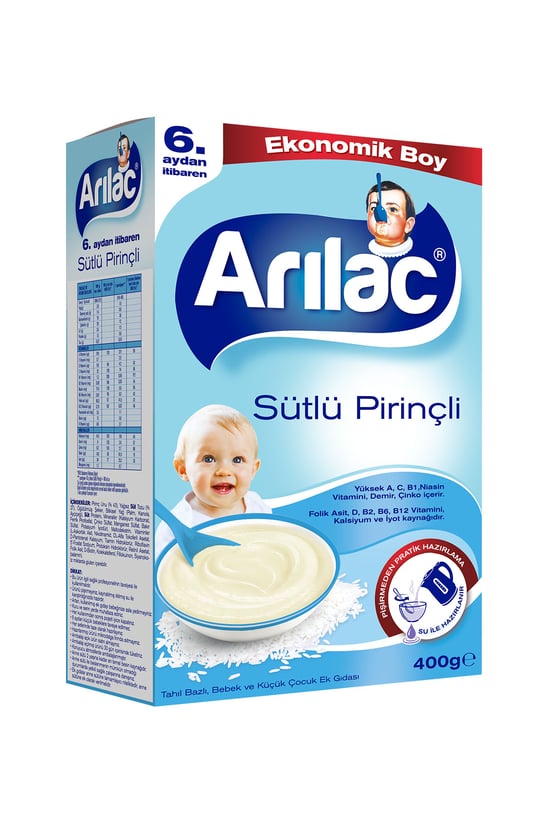 Arılac Ek Gıda 400 g Sütlü & Pirinçli 4. Aydan İtibaren